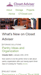 Mobile Screenshot of closetadviser.com